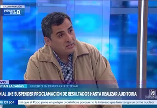 Christian Zacarías: El JNE se ha puesto la soga al cuello