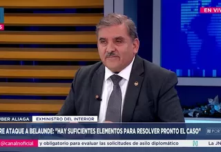 Cluber Aliaga: Hay suficientes elementos para resolver pronto el caso de Rafael Belaunde 