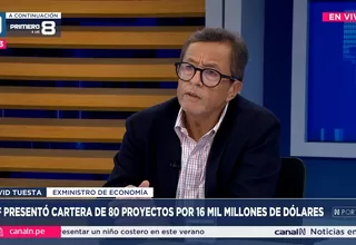 David Tuesta: El problema es la debilidad institucional que existe en el país