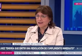 Delia Espinoza: La JNJ busca destruirme