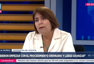 Delia Muñoz: La JNJ tiene la prerrogativa de sancionar a magistrados supremos