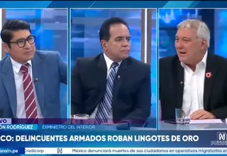 Delincuentes armados roban lingotes de oro en Surco