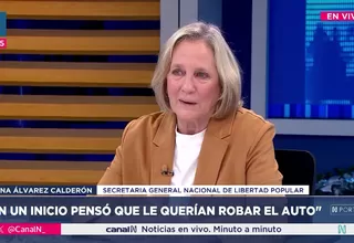 Diana Álvarez: No pensamos que sea una venganza política el ataque contra Rafael Belaunde