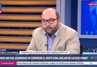 Diethell Columbus: Grandes reformas han salido de este Congreso