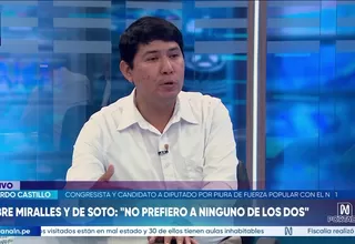 Eduardo Castillo: APP ha apoyado a Balcazar