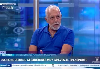 Edwin Derteano: Las normas tienen que ir de la mano con educación vial