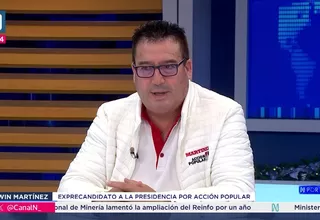 Edwin Martínez: No considero que haya problema alguno en Acción Popular