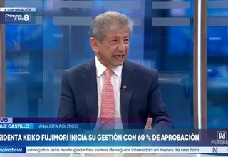 Enrique Castillo: La aprobación del 60% de la presidenta Keiko Fujimori es un voto de confianza, un acto de fe