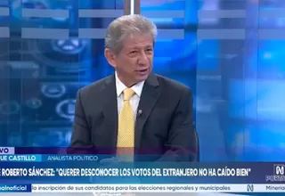 Enrique Castillo: Roberto Sánchez está haciendo un pataleo