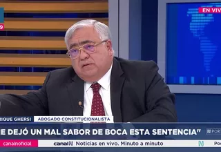 Enrique Ghersi: No estoy satisfecho con la sentencia contra Castillo