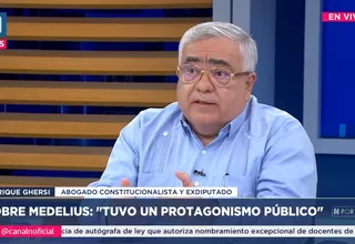 Enrique Ghersi opina sobre candidatura de Carlos Álvarez: "Es un candidato que puede crecer"