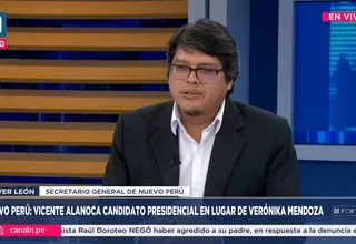 Enver León: Vicente Alanoca es el candidato de Nuevo Perú