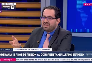Enzo Elguera:  La curul de Bermejo podría quedar vacía si el Congreso