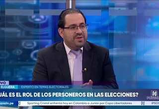 Enzo Elguera: A la hora de contar los votos, los personeros pueden protestar
