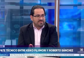 Enzo Elguera: Resultados finales de la segunda vuelta podrían conocerse en máximo de 30 días