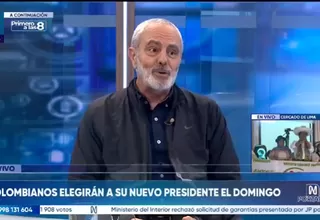 Farid Kahhat sobre Colombia: La propia campaña de Abelardo de la Espriella admite que la diferencia podría haberse recortado