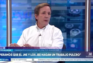 Francis Allison: Este JNE ha dejado que López Aliaga postule siendo senador