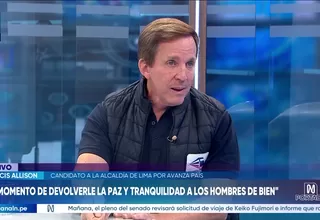  Francis Allison: Rafael López Aliaga ataca mucho por redes, pero en vivo ni te mira