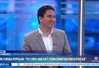 Frank Krklec: Creo que hay coincidencias ideológicas con Fuerza Popular