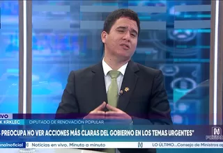 Frank Krklec: Tenemos una relación cordial y buena con Fuerza Popular, en varios aspectos pensamos igual