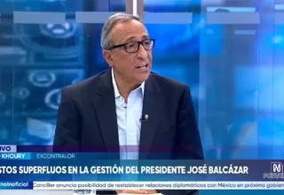 Fuad Khoury,: El modelo que existe para evitar que el dinero se utilice mal ha fracasado, hoy no se sanciona la corrupción