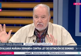 García Belaunde critica la ley de extinción de dominio: "Viola la presunción de inocencia"