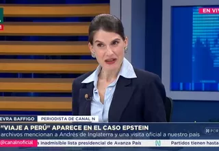 Ginevra Baffigo sobre la aparición de "Un viaje a Perú" en el caso Epstein