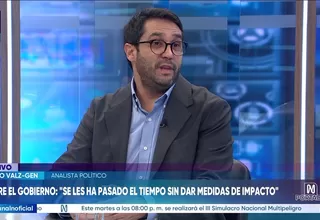 Giulio Valz- Gen: Al Gobierno se les ha pasado el tiempo sin dar medidas de impacto