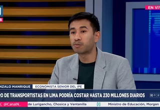 Gonzalo Manrique: El 28% de peruanos ha sido víctima de un delito el último año