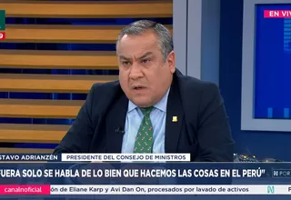 Gustavo Adrianzén: Afuera solo se habla de lo bien que hacemos las cosas en Perú