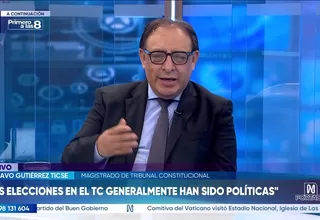 Gustavo Gutiérrez Ticse: Las elecciones en el TC generalmente han sido políticas