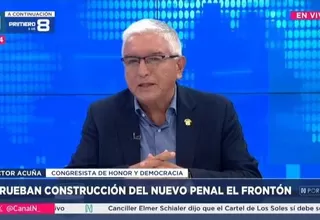 Héctor Acuña: El tema de El Frontón está diseñado para llamar la atención