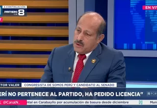 Héctor Valer: Fue una conducta muy reprochable y recurrente la de Kira Alcarraz