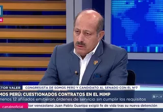 Héctor Valer: Los que llegan al poder se rodean de gente de confianza