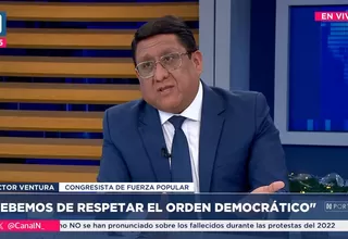 Héctor Ventura: Ministro Demartini tiene la responsabilidad política 