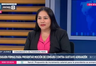 Heidy Juárez: El Ejecutivo vive en una burbuja