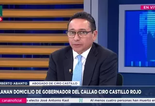 Humberto Abanto: Tengo comunicación con Ciro Castillo pero no sé dónde está