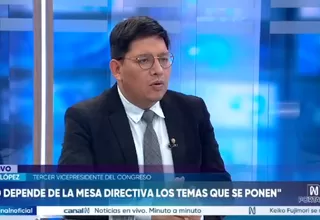 Ilich López: El crédito suplementario fue aprobado en comisión y ahora pasa a la Permanente