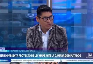 Iván Arenas: La nueva ley MAPE corre el riesgo de convertirse en un Reinfo 2