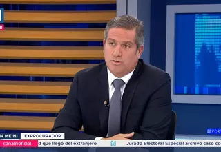 Iván Meini:  Pareciera que Juan José Santiváñez no sería censurado por segunda vez