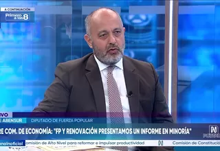 Jaime Abensur: Lo que trata de hacer el Gobierno es aligerar la carga y tener esos 120 días para emitir los decretos legislativos que correspondan