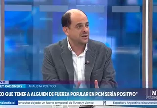 Jeffrey Radzinsky: Creo que Luis Galarreta cumple los requisitos fundamentales que debe tener un PCM