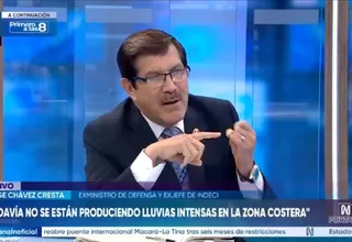 Jorge Chávez Cresta: Gobiernos locales y regionales no tienen la capacidad técnica y presupuestal para hacer frente a El Niño