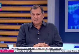 Jorge Nieto: Jerí no tenía las condiciones