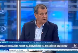 Jorge Nieto: Le convendría a Keiko Fujimori que la oposición presida ambas cámaras