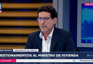 Jorge Zapata aseguró estar satisfecho con explicaciones del ministro de Vivienda sobre acusaciones