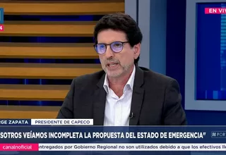 Jorge Zapata: Calculamos que 80 construcciones fueron paralizadas en un año