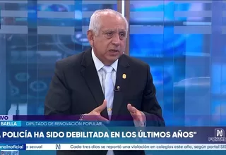 José Baella, diputado de Renovación Popular: La policía es una institución que merece respeto 