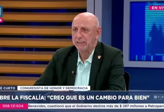 José Cueto: Primero deberían interpelar a Santiváñez