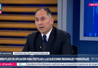José Naupari: La ley seca ya no cumple su objetivo original de evitar alteraciones al orden público